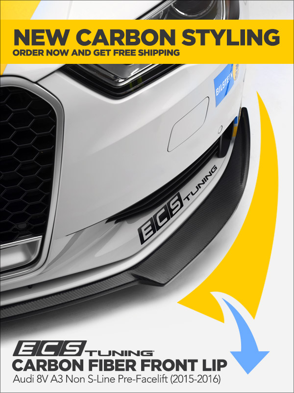 NEW! ECS Carbon Fiber 8V A3 Front Lip - AudiWorld Forums