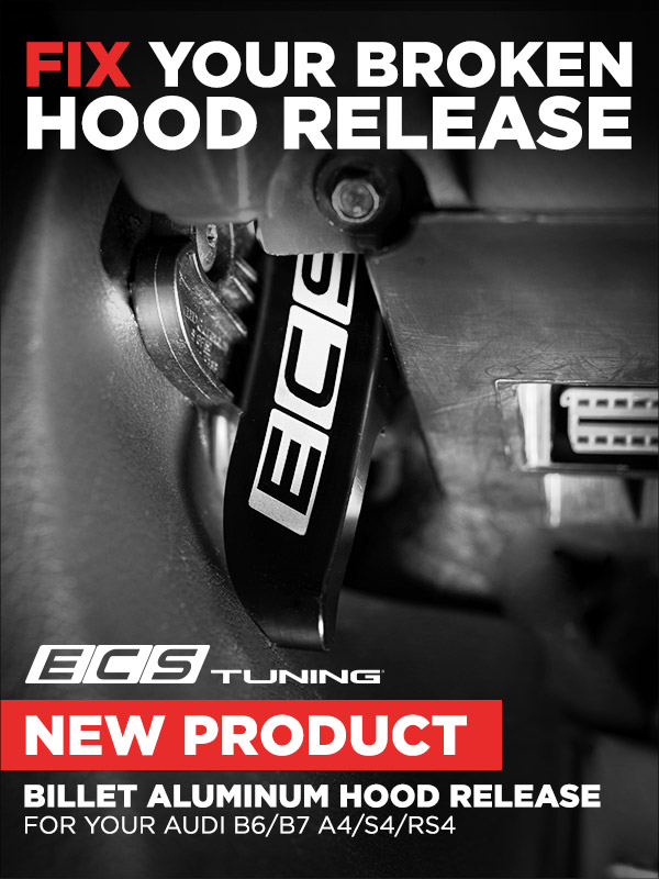 New Ecs Billet Interior Hood Release Lever For Your B6 A4