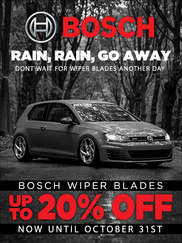 Save up to 20 on Bosch Wiper Blades VW Vortex Volkswagen Forum
